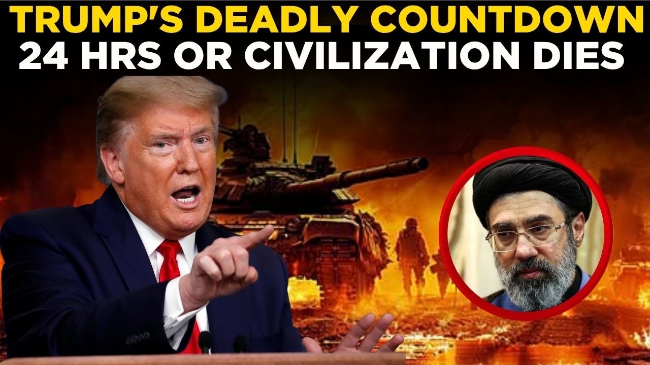 US IRAN WAR LIVE: Trump DROPS NUCLEAR ULITMATUM — '24 Hours or a WHOLE CIVILIZATION DIES!'