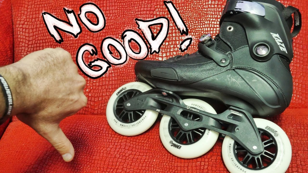Triskates , what's worst about 3 wheel inline skates ?