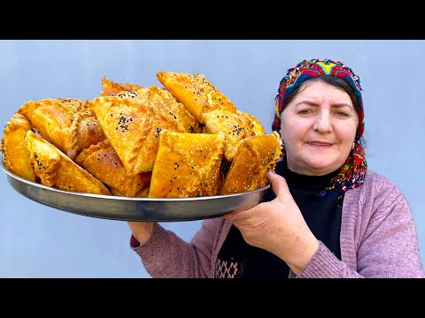 Traditional Uzbek Cuisine Dish - SAMSA! Unlock the Secret to Crunchy Homemade Samsa