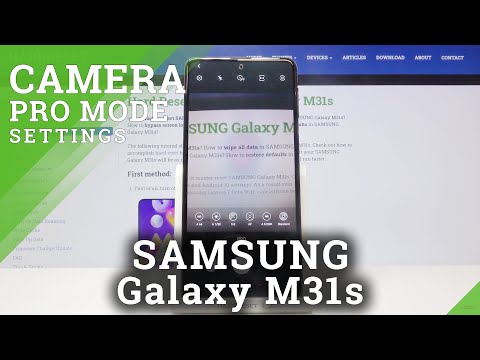 How to Activate Camera Pro Mode in SAMSUNG Galaxy M31s – Camera Settings