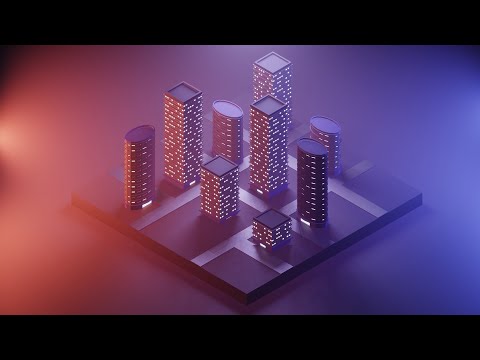 CGI Blender Tutorial | Isometric City Building | Isometric illustration | 3d Model | Blender 2.92 😅