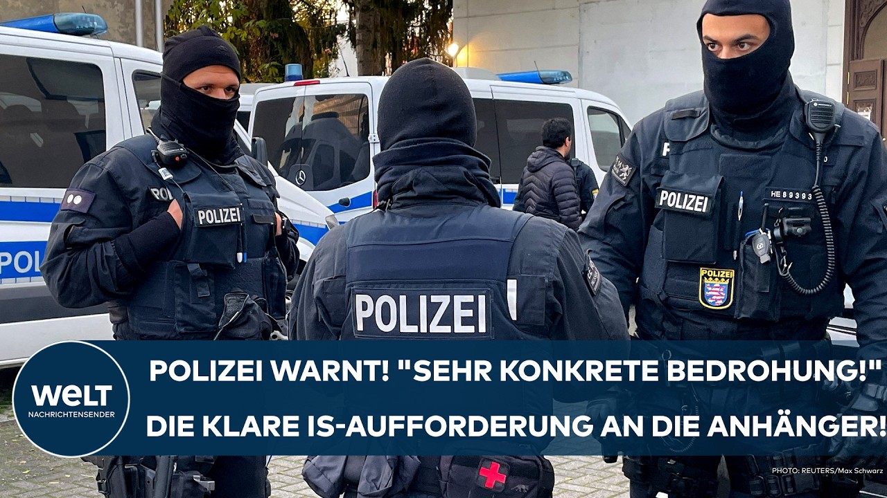 DEUTSCHLAND: Polizei warnt! "Sehr konkrete Bedrohung!" Die klare IS-Aufforderung an die Anhänger!