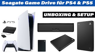 Seagate Game Drive für PlayStation 5 & PlayStation 4 Konsolen | Unboxing & Setup / Einrichtung