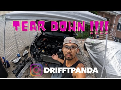 Scion Frs 1jz Gte Auto swap - The Beginning - Tear Down - How to Fa20 Engine