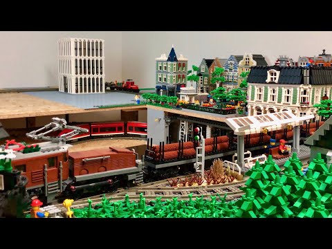 Lego Züge in Action