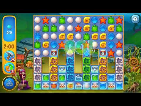 Fishdom level 1022 Gameplay (iOS Android)