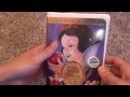 Snow White And The Seven Dwarfs Platinum Edition Disney VHS Tape Unboxing Grumpy Sneezy Dopey