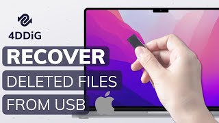 3 Ways - Recover Deleted Files from USB on Mac | How to Recover Pen Drive/Flash Drive Data on Mac