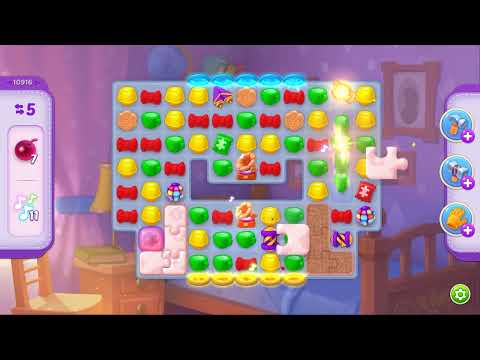 Homescapes Level 10916 No Boosters Gameplay