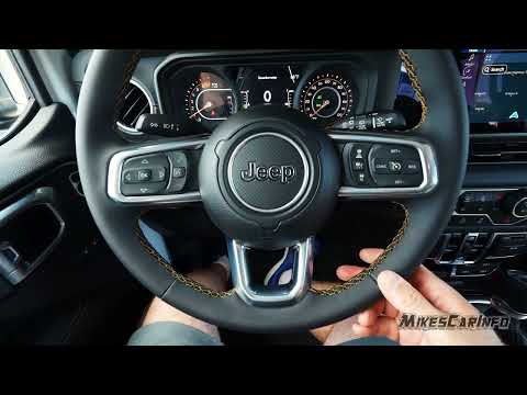 In-Depth Look: 2024 Jeep Wrangler Sahara - Interior & Controls #JeepWrangler #Sahara2024 #CarReview