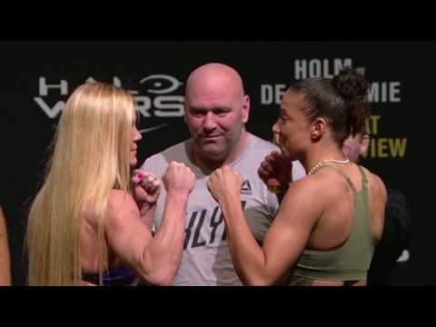 UFC 208: Weigh-in Faceoffs