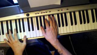 How to play Planet Telex by Radiohead on Piano (tutorial)