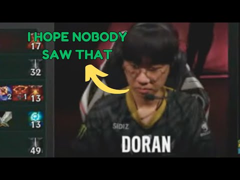 Doran Missed The Easiest Q of his life #msi #msi2023 #leagueoflegends