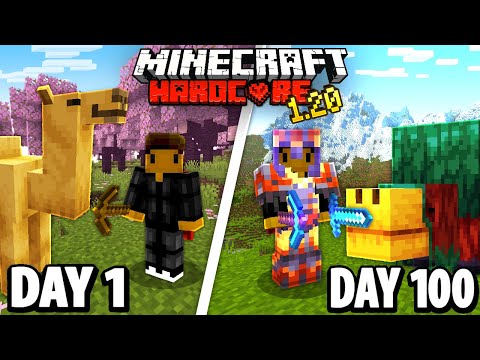 I Spent 100 Days in 1.20 HARDCORE Minecraft.. Here's What Happened