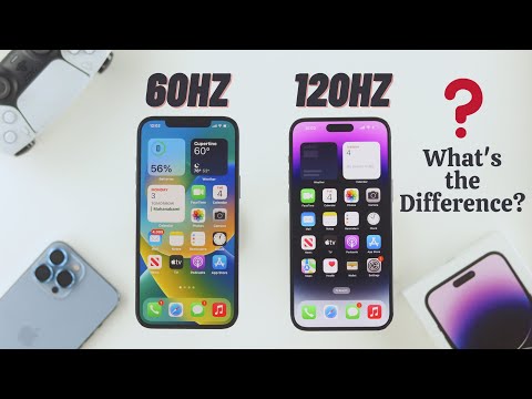 how to on 120hz in iphone 13 pro