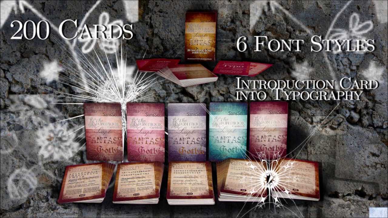 The FONTBOOK - Card Deck