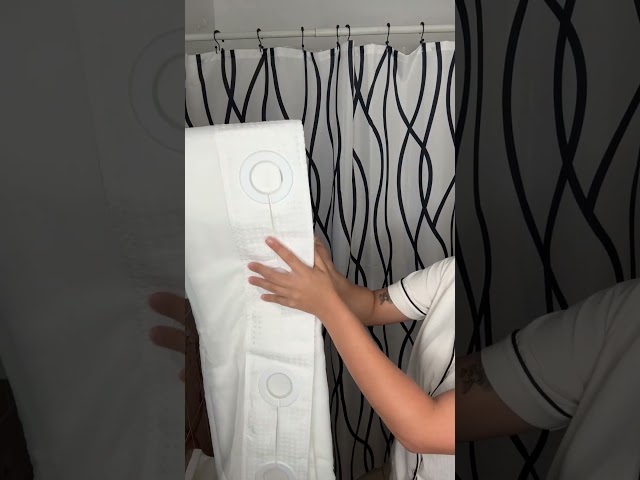 Vídeo relacionado con IlusióN Visual Cortina de Ducha 120x180cm Poliéster para Baño Hogar y Hotel