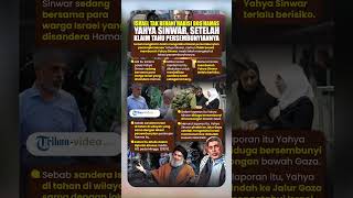 Blak-blakan! Israel Ngaku Tak Berani Habisi Bos Hamas Yahya Sinwar usai Klaim Tahu Persembunyiannya