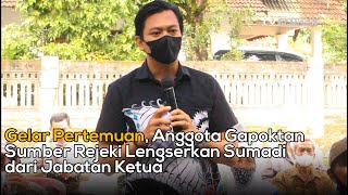Gelar Pertemuan, Anggota Poktan Sumber Rejeki Lengserkan Sumadi dari Jabatan Ketua