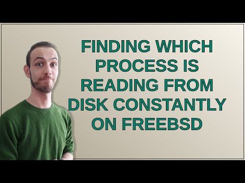 Finding which process is reading from disk constantly on FreeBSD