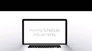 Schedule Adjustments, Add Drop Swap