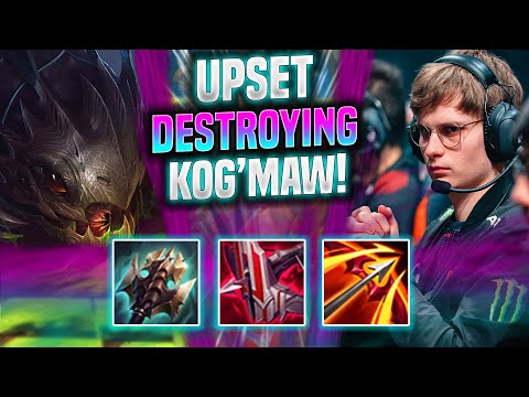 UPSET DESTROYING WITH KOG'MAW! - FNC Upset Plays Kog'Maw ADC vs Ezreal! | Season 2022