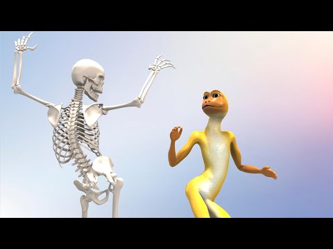 Patila Dance With Skeleton | Patila - Missed the Skeleton @mrLavangam@MotionMindAnimation
