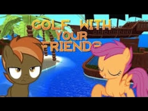 Button Mash and Scootaloo Play Golf With Your Friends