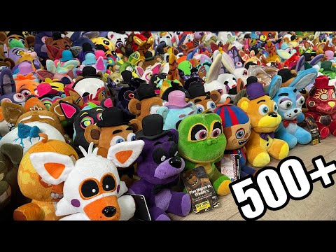HUGE 500+ FIVE NIGHTS AT FREDDY’S PLUSH COLLECTION 2025!!!