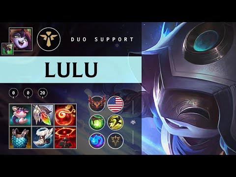 Lulu Support vs Sona - NA Grandmaster Patch 25.24