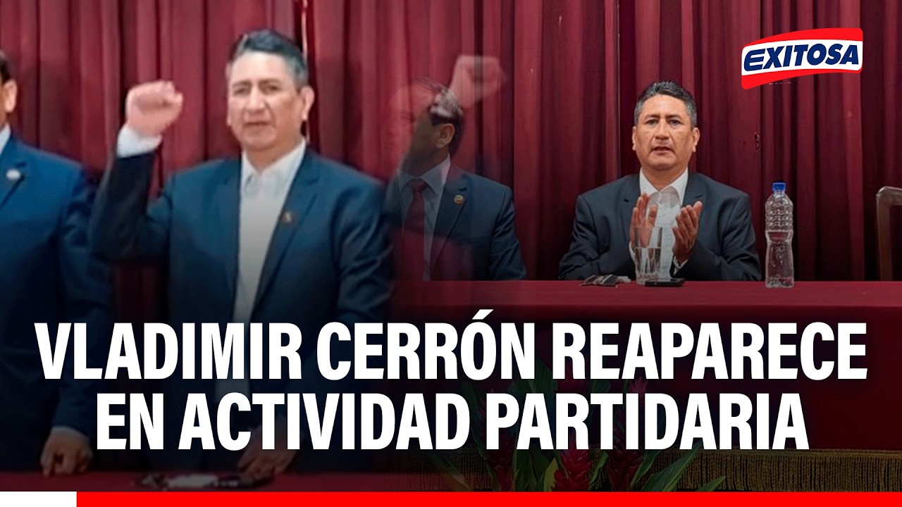 🔴🔵 Vladimir Cerrón reaparece en actividad partidaria de Perú Libre