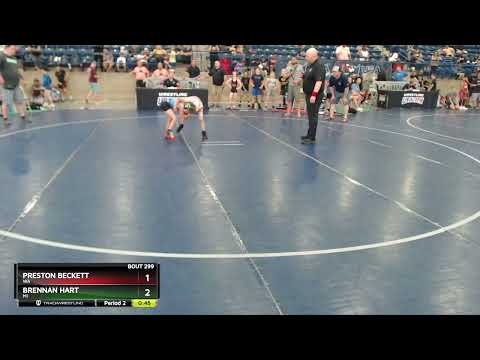 63 Lbs Semifinal - Preston Beckett, WA Vs Brennan Hart, MI F664