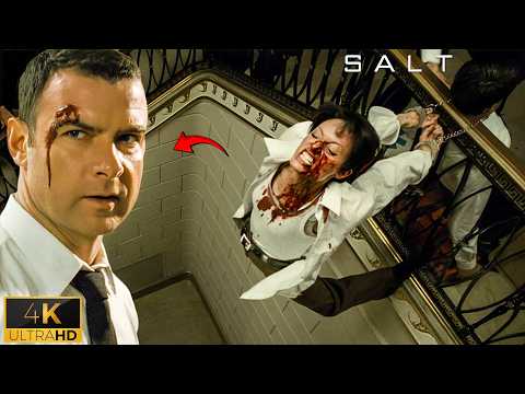 Angelina Jolie vs Winter - Final Fight to Save the World - Salt 4k scene