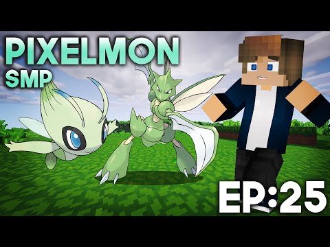 Capturing the Legendary Pokémon Celebi in Pixelmon! Episode: 25