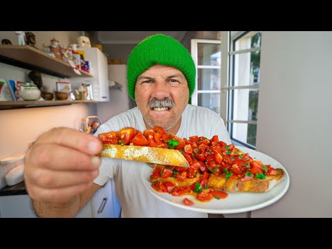 Fast JEDER macht Bruschetta falsch: So geht's richtig!