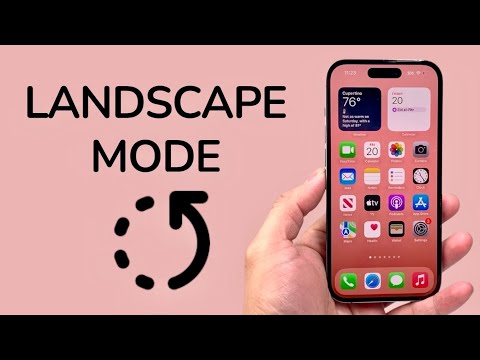How To Turn On / Off Landscape Mode On iPhone