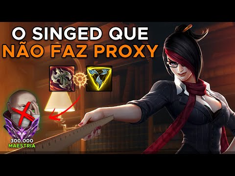 Fiora vs. a Singed that doesn't make a proxy.