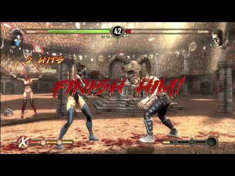MK9 Online Sakr0n(Cage) vs Arzu(Scarlet, Kitana, Sonya) 7/27/14