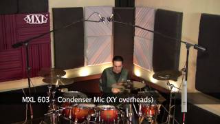 Video thumbnail for MXL 603 - XY Drum Overheads Demo 1080.mov by MXL Microphones