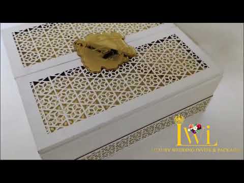 Discover the Beauty of Laser Cut Box with Keepsake Traywhite box