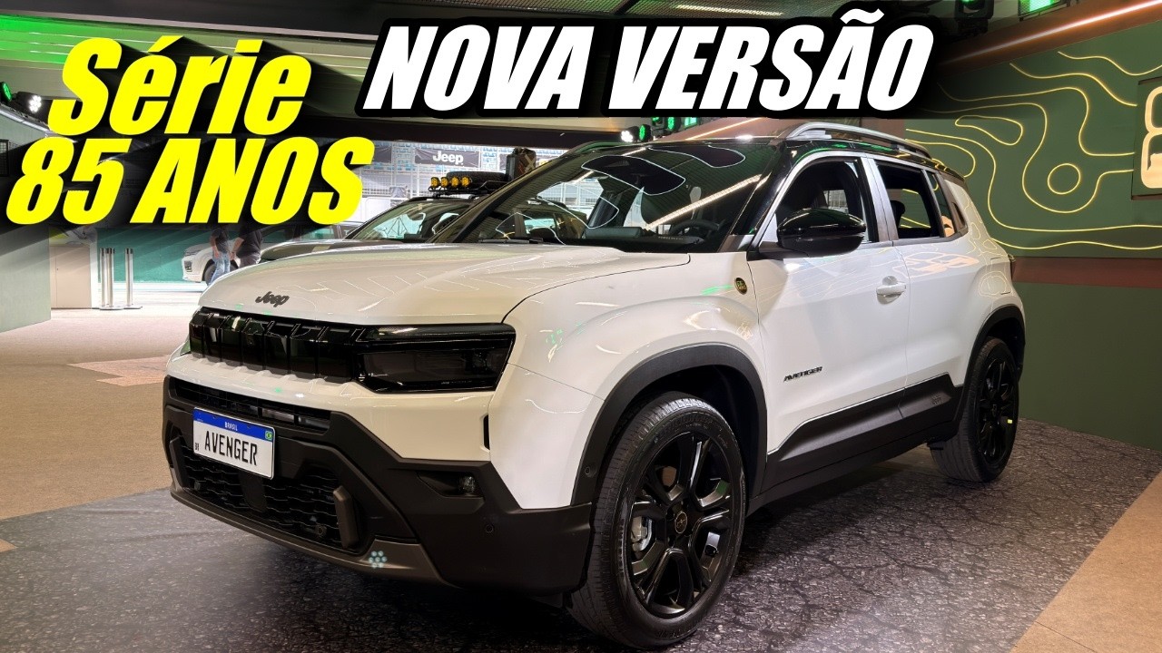 Novo Jeep AVENGER Série Especial 85 anos - Vale a pena?