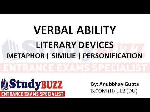 Verbal HACKS 1 - How to solve literary devices question in Verbal section? Verbal HACKS 1 - How to solve literary devices question in Verbal section?