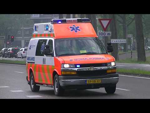 [Archief] Compilatie Chevrolet Ambulance 13-190 met Spoed onderweg in Zaandam en omgeving