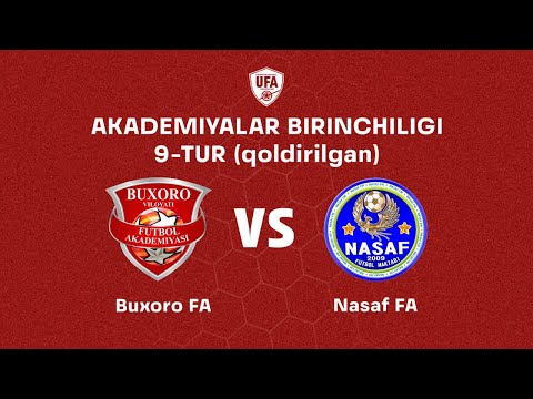 Futbol akademiyalar birinchiligi U-13 (2012) Buxoro FA - Nasaf FA