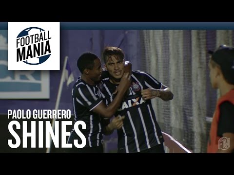Amazing Paolo Guerrero (Corinthians/BRA) Shines vs. Danubio (URU)