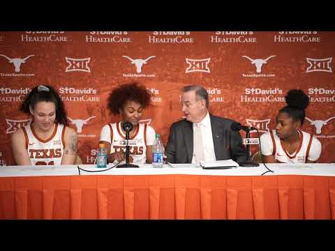 Texas Women's Basketball vs West Virginia Postgame Press Conference [Jan. 15, 2022]