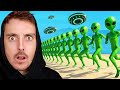 Alien Invasion vs 100 Players in GTA