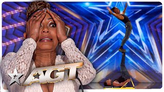 Download lagu The Judges Can Barely Watch This THRILLING Audition on America's Got Talent 2025! mp3