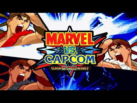Marvel vs Capcom Ryu Change Form Ken/Akuma Tutorial