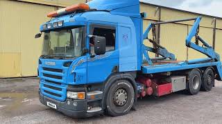 Scania P420 4HNB スキップローダートラック販売用 - 画像 4 | Autoline JP Scania P420 4HNB スキップローダートラック | 画像 4 - Autoline